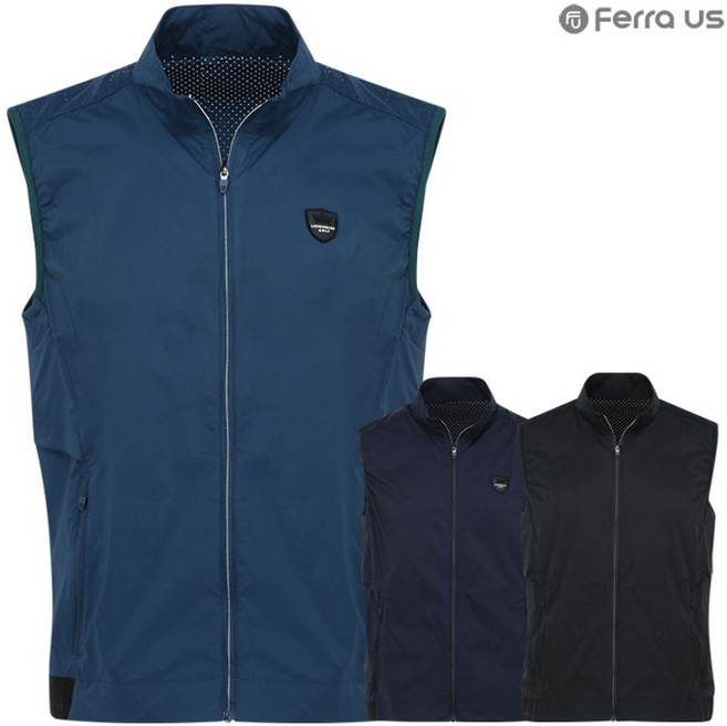 페라어스 남성 LWJ 레터링 밴드 등펀칭 팬덤 여름조끼 CVM3LW4010