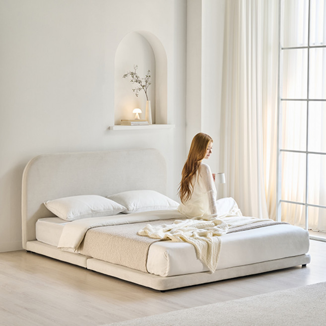 삼익가구 슬립이즈 헤드/무헤드 저상형 아쿠아텍스 침대 SS Q LK, 헤드형_매트제외