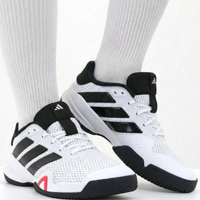 아디다스 주니어 테니스화 올코트용 아동 테니스신발 메쉬 갑피 어린이 하드코트용 여성 가벼운 운동화 통기성 좋은 코트화 통기성 좋은 트레이닝화