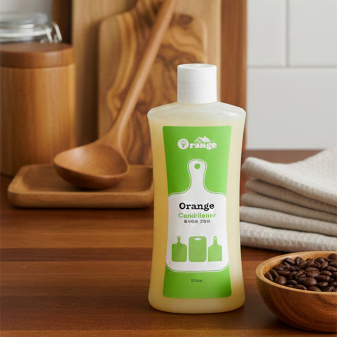 오렌지 컨디셔너 500mL 원목도마관리 도마코팅 엔드그레인 원목가구코팅제, 1개