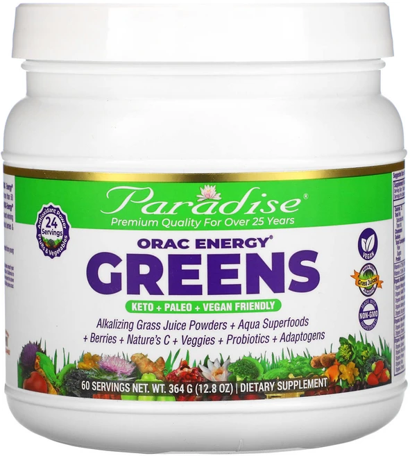 Paradise Herbs ORAC-Energy Greens 12.8 oz (364 g), 364g, 1개 - 쿠팡