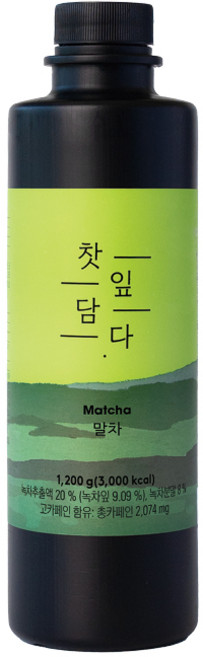 스위트컵 찻잎담다 말차, 1개, 1.2kg