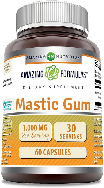 Amazing Formulas Mastic Gum 1000mg 60 Caps, 60정, 1개