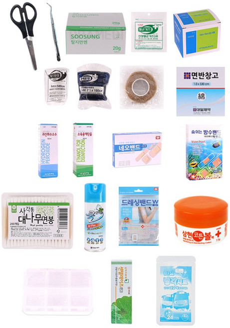 구급용품 20종 세트, 1개