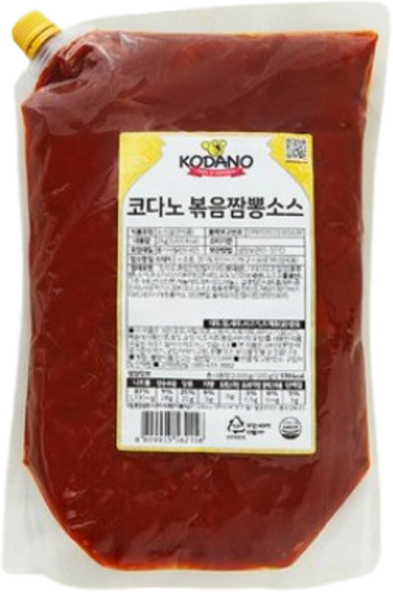 코다노볶음짬뽕소스, 1개, 2kg