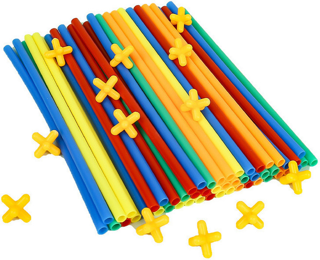 파이프라인 블록 퍼즐 장난감 게임, 500개, 500개+수납상자-250튜브+250커넥터