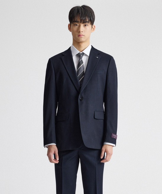 Tech-Poly 사방스판 에센셜 수트_네이비 (클래식핏)_SSJVZ53SET