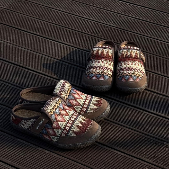 하버드슈즈 바티칸 자카드 뮬 클래식 블로퍼