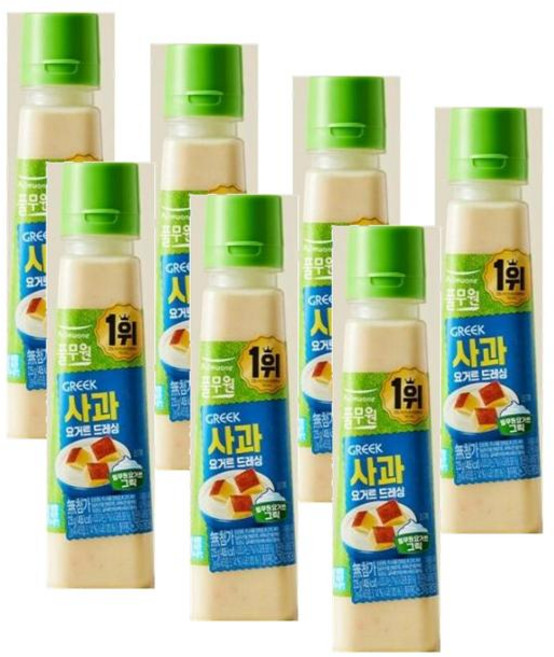 풀무원 사과 요거트 드레싱, 7개, 235g