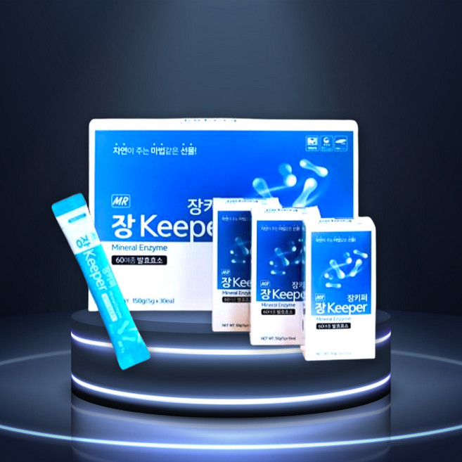 장키퍼 (장Keeper) 1박스 30포 60종 천연원료 발효효소