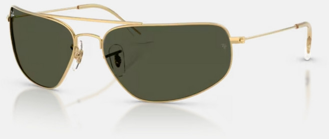 Ray-Ban雷朋 RB3780 不規則金屬太陽眼鏡