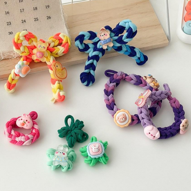 양말목 만들기 재료 DIY 키트 키링 악세사리 업사이클링 공예 세트 선물, 1개, 그린