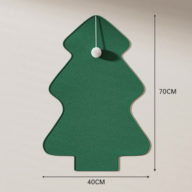 일공이오마켓 크리스마스 고양이장난감 고양이수직스크레처 고양이스크래쳐수직 고양이스크래처숨숨집 고양이스크래쳐대형 고양이스크레쳐, 대형나무40x70CM