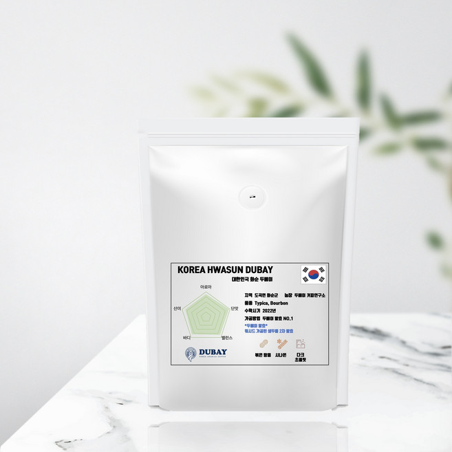 두베이커피플랫폼 대한민국 두베이 원두 100g, 화순두베이커피 100g, 홀빈(분쇄X), 1개