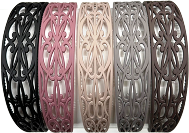 뉴다온 엔틱 패턴 얇은 머리띠 헤어밴드 5개 세트