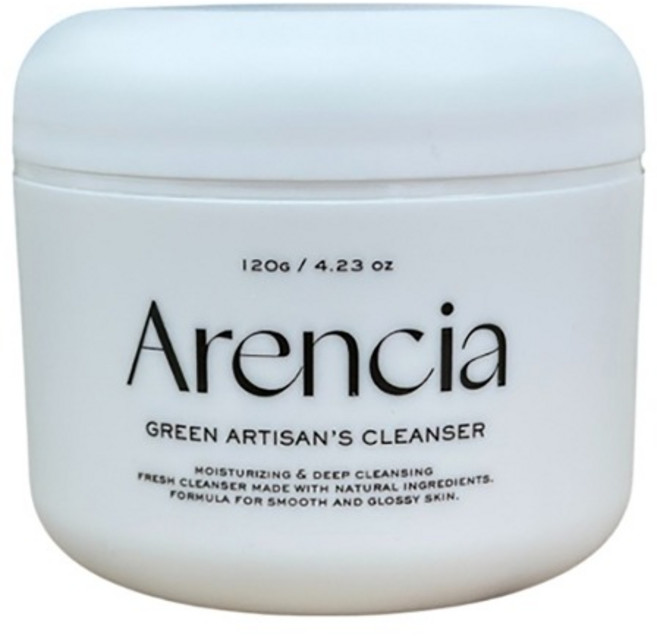 Arencia 綠色匠人潔面乳 120g, 1個