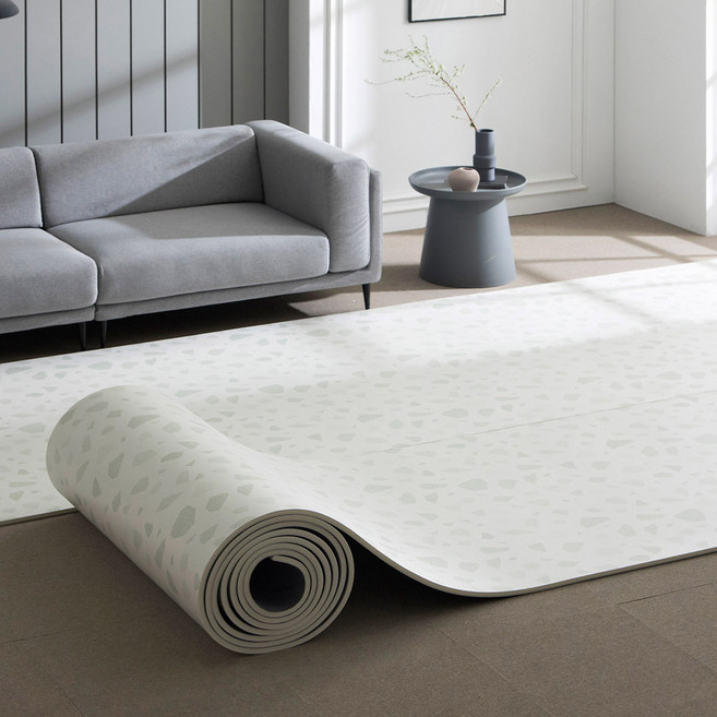 삼바텍 PVC 층간소음방지 롤매트 15mm, 테라조