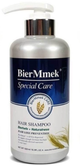 비어멕 식약처인정 기능성 프리미엄 약산성 천연독일맥주효모 탈모샴푸, 3개, 500ml