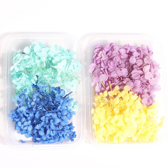 화연양화 수국 4색 세트 미니꽃다발 DIY 공예꽃, 2. 여름