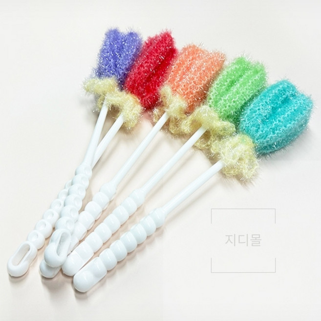 반짝이 아크릴 병솔 물병청소, 1개