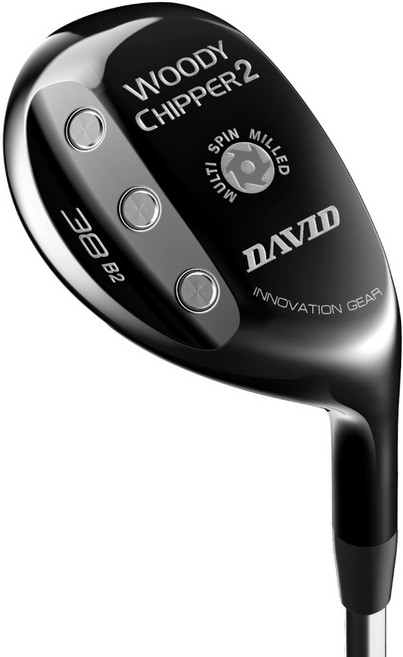 데이비드 2세대 우디치퍼 치기쉬운 골프채 골프치퍼 칩퍼 어프로치 + 자석티, 38도, 카본R, 38도