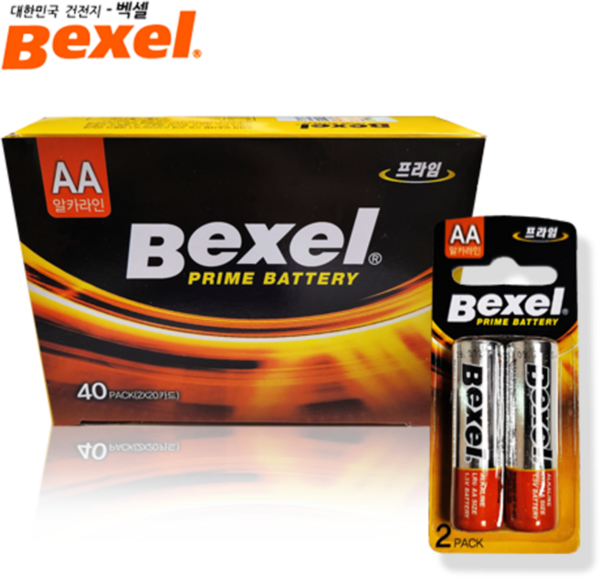 벡셀 알카라인 AA건전지 벌크, 24개입, 3개