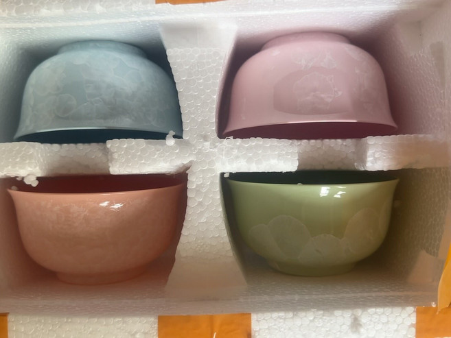 冰花碗 親子碗 套組 4碗 容量300ml, 如圖所示, 1個