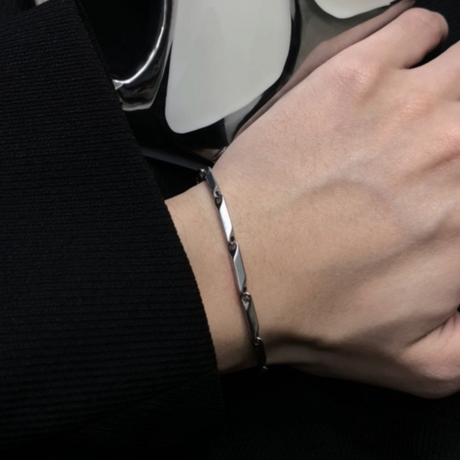 라워스 변색안하는 티타늄 패션팔찌