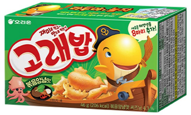 오리온 고래밥 미니 볶음양념맛, 46g, 1개