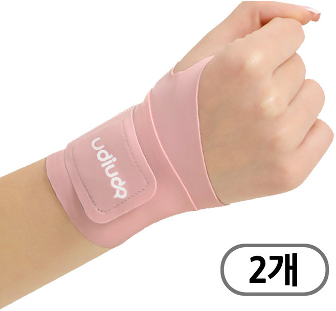 무자극소재 육아 필수템 심리스 우디우디 임산부 손목 보호대, 핑크, 2개
