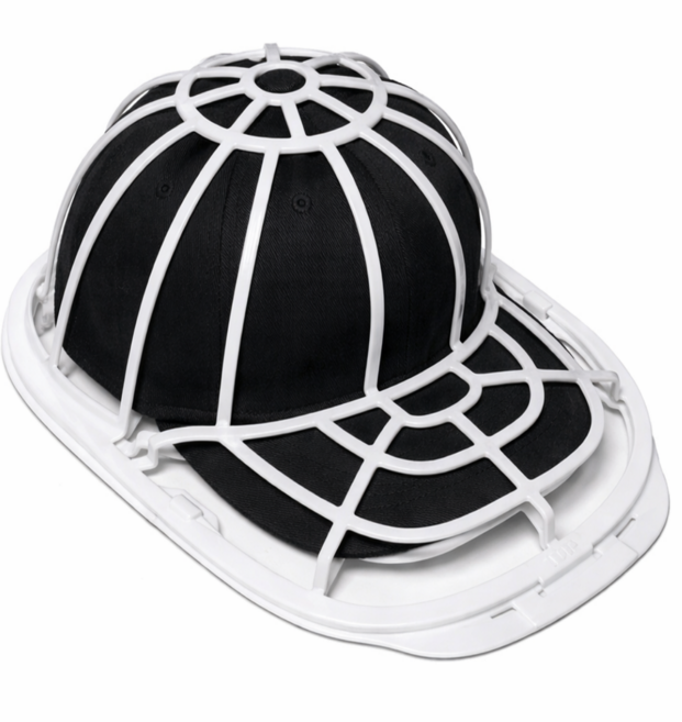 그로우핸즈 모자 세탁망 5세대 볼캡 전용 세탁틀, 1개, 화이트