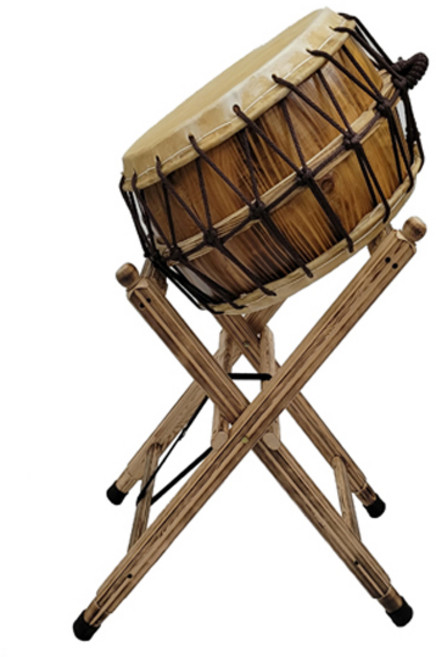 한마음 국악사 오동나무 난타북 세트 (쐐기북받침), 1개