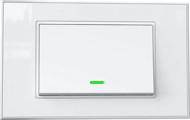 Milfra 스마트 Wifi 스위치 중립 와이어 옵션 지능형 벽 버튼 조명 스위치 AC100-240V Tuya APP 음성 제어, 01 TB21