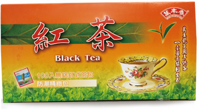 萬年春 防潮紅茶包 2g, 1盒, 100入
