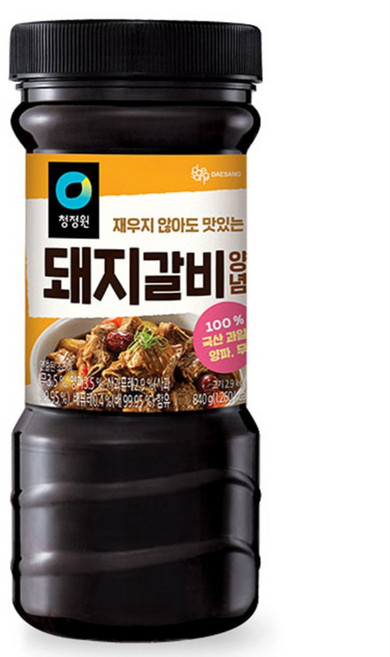 청정원 전통 돼지갈비양념, 840g, 1개