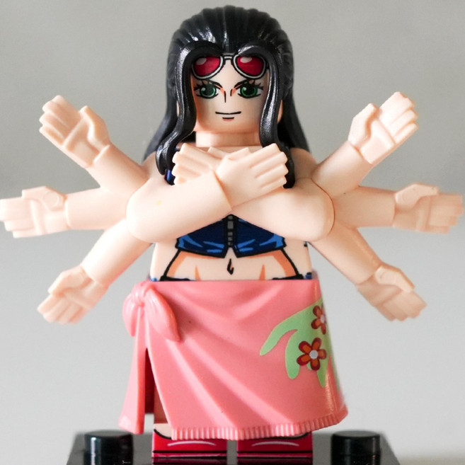 핸드브릭 팩토리 커스텀 미니브릭 피규어 원피스 시즌2 해적 호환 블록호환, 151. 악마의 아이 로빈