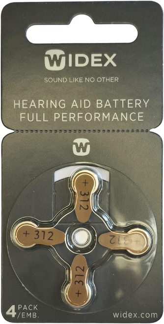 와이덱스 보청기 배터리 건전지 밧데리 약, 와이덱스 312A, 1세트