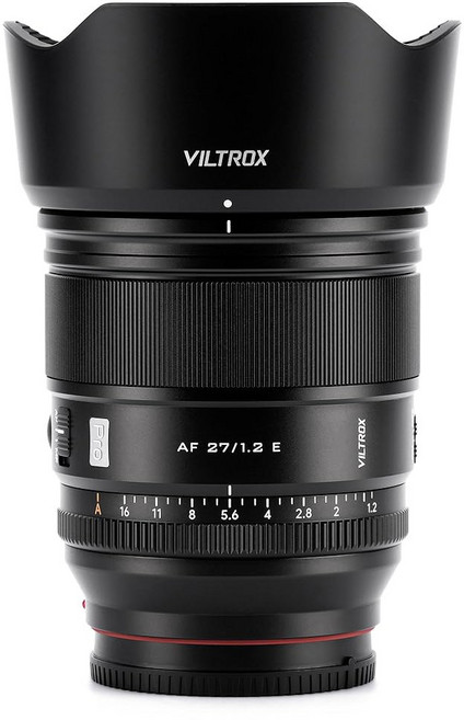 소니 E-마운트용 빌트록스 AF 28mm F4.5 팬케이크 렌즈 오토 포커스 칩 초박형 프라임 광각 E-마운트 카메라 렌즈용 풀 프레임 렌즈, 27mm F1.2, 1개