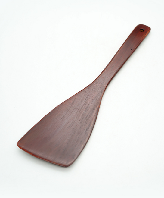 옻칠 원목 나무 뒤집개 주방 조리도구, 1개, 원목 천연옷칠