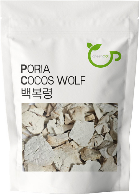 국산 백복령 두껍게 썰은 복령, 1개, 600g