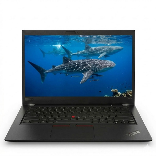 중고 레노버 ThinkPad T480s 가성비 사무용 노트북 (i5-8250U 16G NVMe 256G UHD620 윈11 썬더볼트3), 윈도우 11 홈, 16GB, 256GB, 블랙