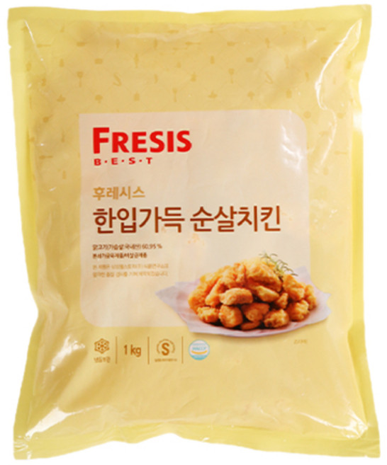 후레시스 한입가득 순살치킨, 3개, 1kg