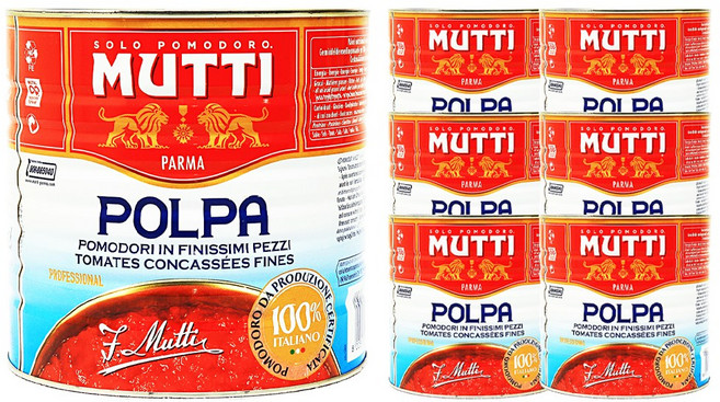 [MUTTI S.P.A] 토마토케찹 (무띠 2.5K) X 6, 2.5kg, 6개
