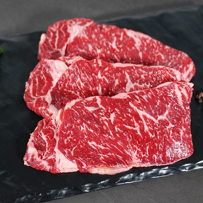 친환경팔도 전라도 1등급한우 채끝살, 1개, 500g