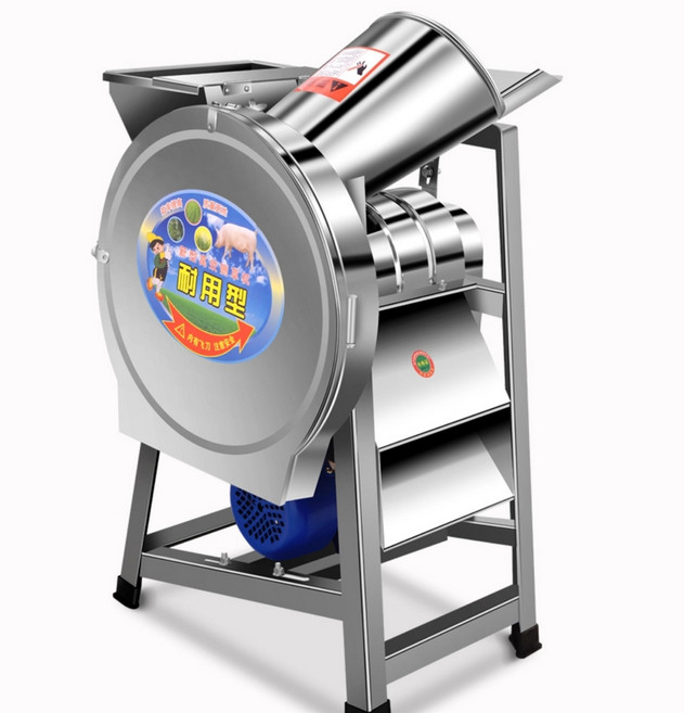 농업용 잔가지 파쇄기 스테인리스 야채 건초 분쇄기 나무 톱밥 과수원 나무가지 볏집, 고출력 스테인레스 파쇄기, 1개