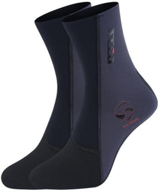 남녀 공용 CR 네오프렌 수영 서핑 부츠 다이빙 양말 따뜻한 수상 스포츠 긴 미끄럼 방지 웨어러블 비치, 01 Grey_02 S