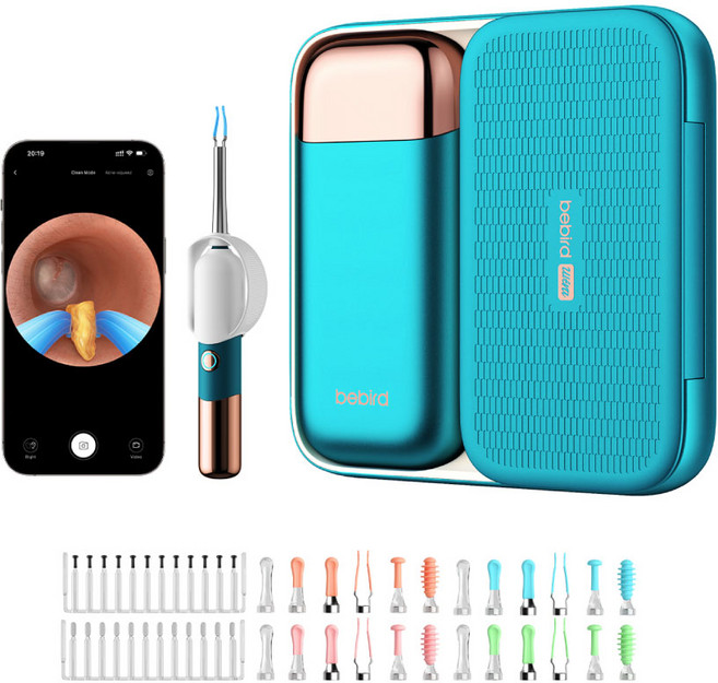 비버드코리아 이어사이트 울트라 귀내시경 귀이개 2천만화소 한국정발 KC인증 2026년 신제품, 1개, 단일