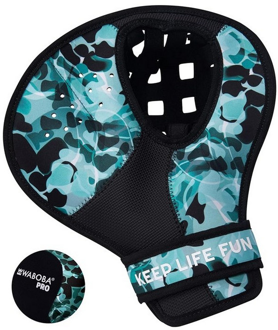 와보바 캐치 워터 글러브 프로 바운싱 볼 세트 - 비치 게임 및 수영장 장난감용 야구용 미트 원 사이즈 양손잡이 디자인, 1개