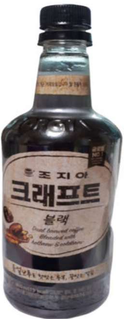 조지아 크래프트 블랙 800ml (대용량), 6개