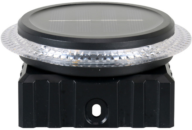 태양광 정원등 잔디등 LED 캡 휀스등 80mm 기둥 데크등 솔라 담장 MIREU, 블랙, 03)80mm사각D43, 화이트광